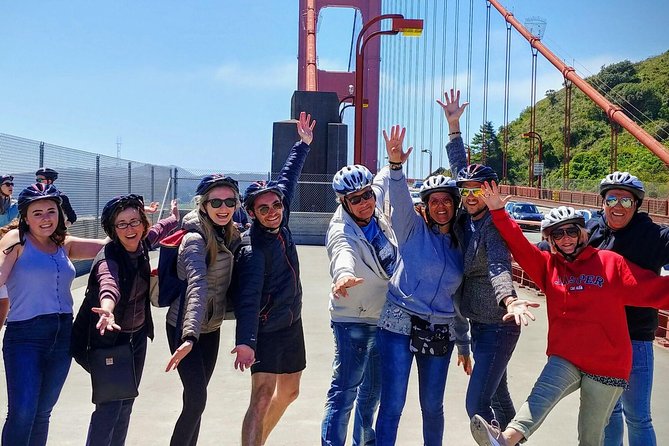 San Francisco Golden Gate To Sausalito Bike Tour - Crossing the Golden Gate Bridge