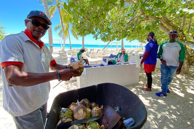 Saona Island, Natural pool Starfish, Fast boat, Catamaran +Dances - The catamaran return with music and dancing