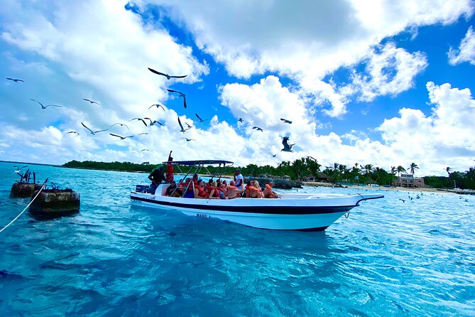Saona Island, Natural pool Starfish, Fast boat, Catamaran +Dances - The early road transfer from Punta Cana to Bayahibe