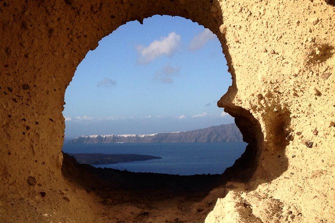 Skip Gondola Shore Excursion: No Cable Car, Water Taxi Provided! - Perivolos Beach and Santorini’s black volcanic shore