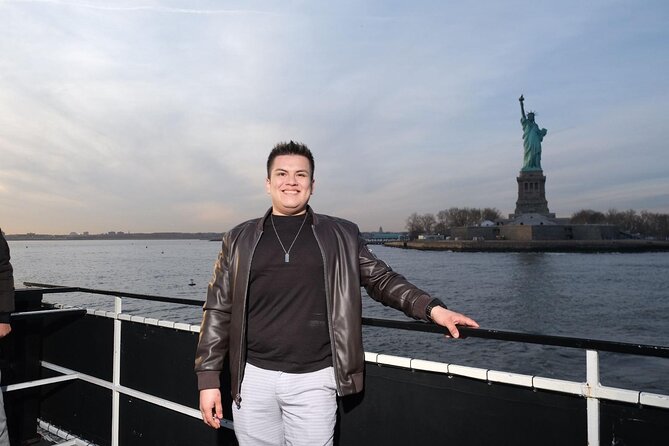 Statue of Liberty Ferry Boat Pass - The approach to Lady Liberty