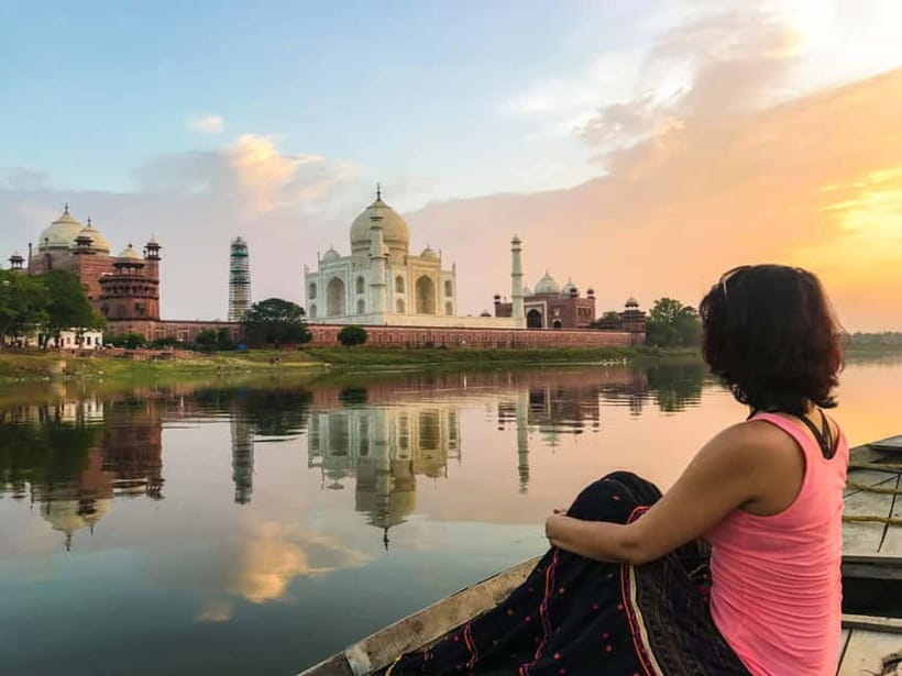 Taj Mahal Back View Yamuna Boat Ride Tour - Key points at a glance
