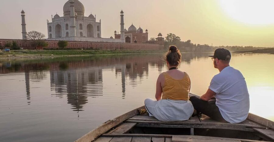 Taj Mahal Back View Yamuna Boat Ride Tour - A guide who adds context, not just directions