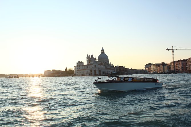 Venice Private Departure Transfer by Water Taxi: Central Venice to Cruise Port - The motorboat ride to Marittima or San Basilio