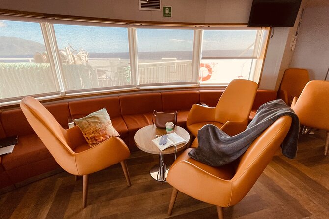 VIP Ferry crossing from Tahiti to Moorea - Settling into the Tapu Lounge