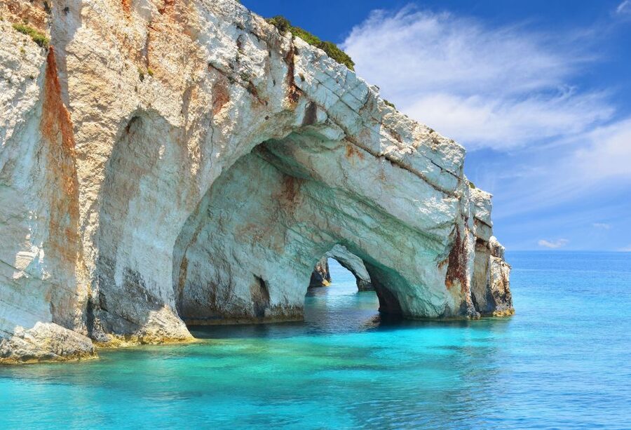 Zakynthos: Shipwreck Bay by fast boat - Small Group - Poseidon Caves at Porto Vromi
