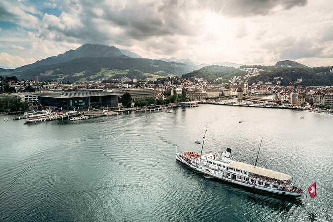 Zurich: Day trip to Lucerne and Bürgenstock with boat tickets - Riding the funicular to 1,132 meters